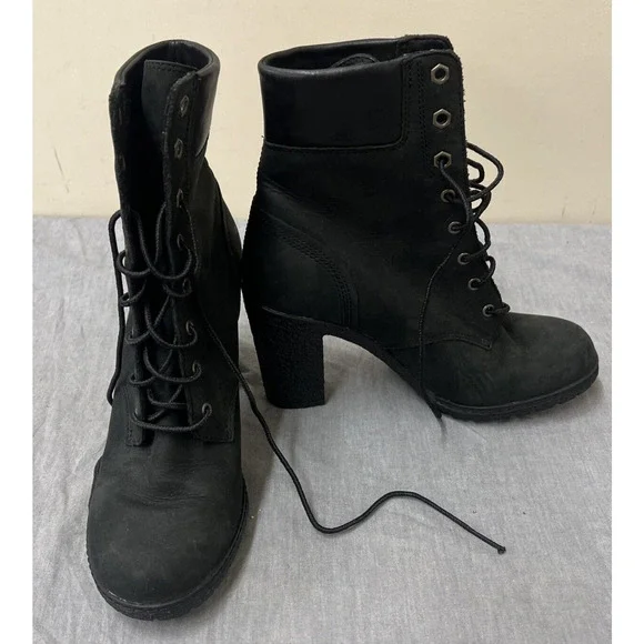 Timberland Earth Keeper Black Leather  Lace-Up Ankle Boots Timberland Earth Keepers Glancy Leather Lace Up Booties  main image 3
